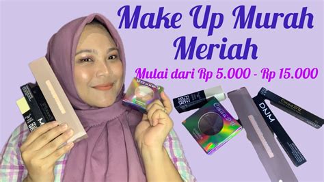 Unboxing Nyobain Make Up Murah Meriah Hasilnya Gak Murahan Youtube