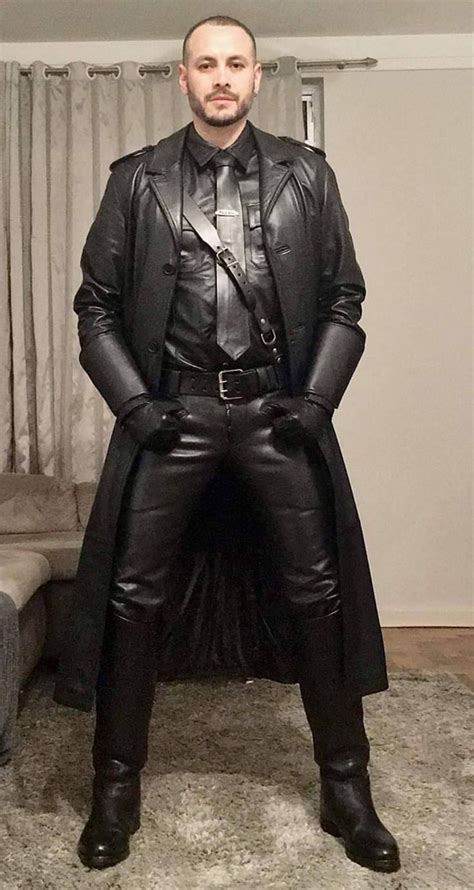 Pin By Ben Bln On Full Leather Men Leather Gear Mens Leather Blazer