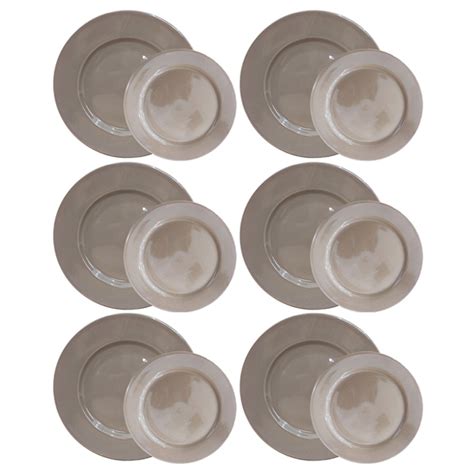 Jogo 12 Pratos Raso E Sobremesa Nude Class Home Casamiga Da Nossa Casa Para A Sua