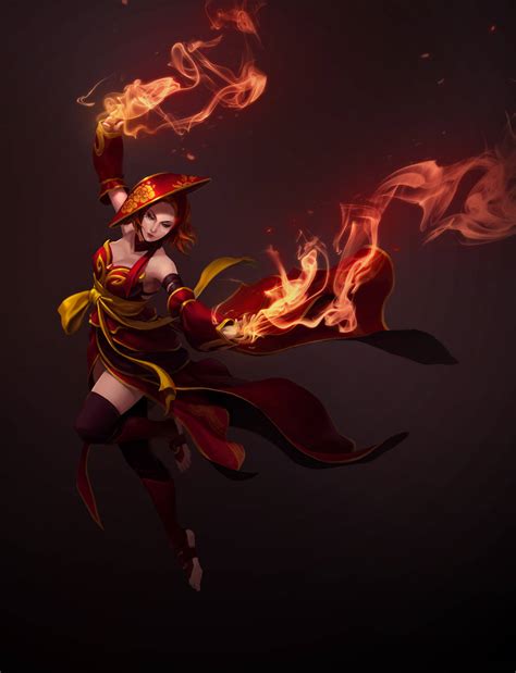 Download Lina The Slayer Dota 2 iPhone Wallpaper | Wallpapers.com