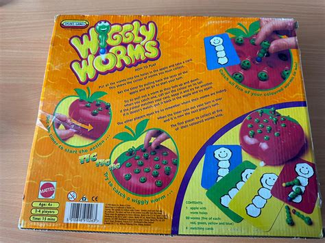 Peter Pan Games Wiggly Worms Game 1990s Complete Vintage For Sale