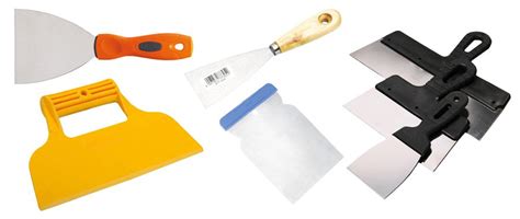 Шпатель виды и выбор для выполнения разных работ