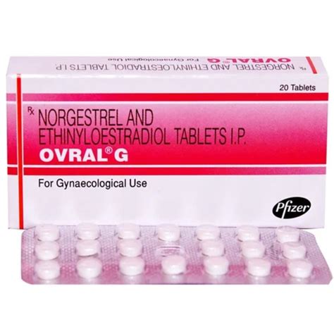 Ovral G Tablet Norgestrel Mg Ethinyl Estradiol Mg