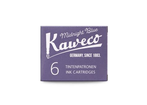 Kaweco Midnight Blue Ink Cartridges 6 Lemur Ink
