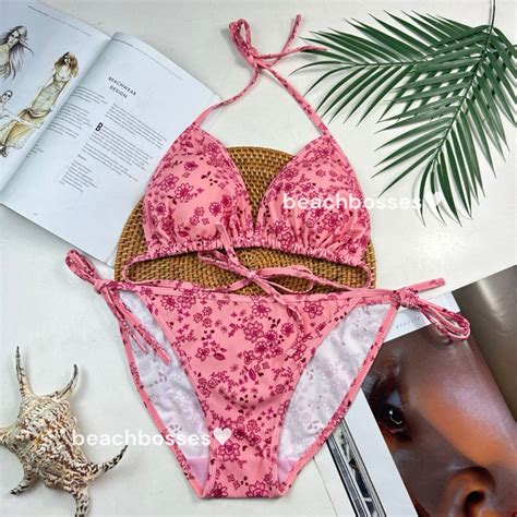 Jual BEACHBOSSES Maui Trikini Bikini Set Baju Renang Bikini Polos Bikini Motif