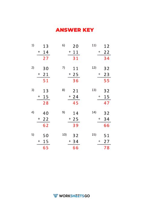 2 Digit Addition With And Without Regrouping Worksheets Worksheetsgo