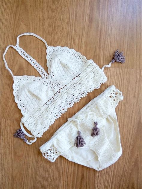 Crochet Bikini Crochet Bathing Suit Crocheted Swimsuit Etsy