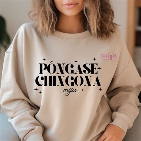 Pongase Chingona Png Latina Svg La Chingona Svg Png Svg File Latina Png Mexican Spanish