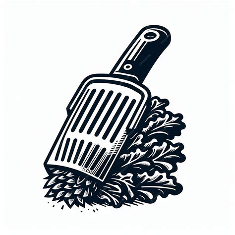 Premium Vector Salad Chopper Silhouette Line Art Vector Illustration