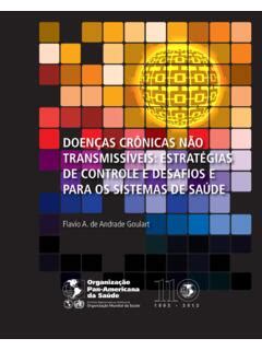 DOENÇAS CRÔNICAS NÃO TRANSMISSÍVEIS ESTRATÉGIAS doen 199 as cr 212