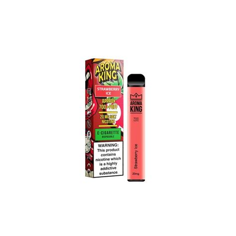 Aroma King Salt Classic Mg Truskawka Strawberry Ice