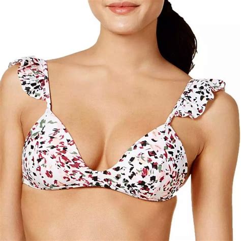 Hula Honey Swim Nwt Hula Honey Cheetah Swirl Ruffled Pushup Bikini