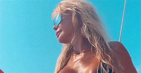 Los Espectaculares D As De Graciela Alfano En Croacia A Pura Bikini Y Chapuzones En El Mar Una