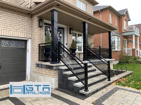 Glass Aluminum Railing Column For Porch Deck Balconies Pool Decks And Fences Mississauga