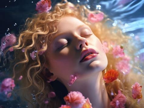 Premium Ai Image Fashion Closeup Photo Of Blonde Ophelia