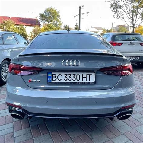 Купити Спойлер багажника Audi A5 B9 2016+ стиль S5 (ABS пластик) сабля ...