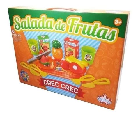 Brinquedo Infantil Crec Crec Salada De Frutas Big Star Novo