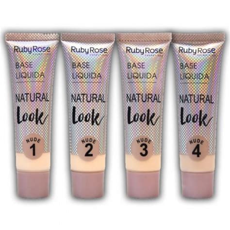 Base Líquida RUBY ROSE NATURAL LOOK NUDE VENCIMENTO PRÓXIMO Shopee Brasil