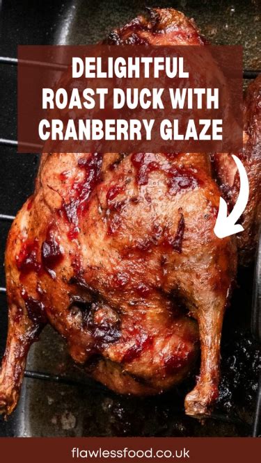 Roast duck with cranberry glaze – Artofit