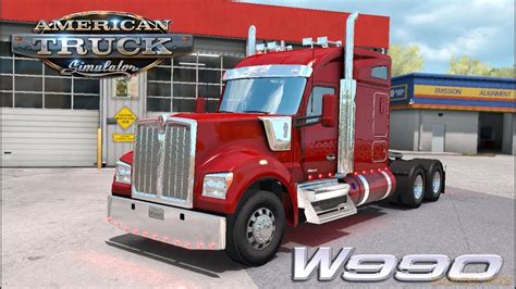 Kenworth W990 + Interior v1.2 Edited by Harven (1.35.x) for ATS