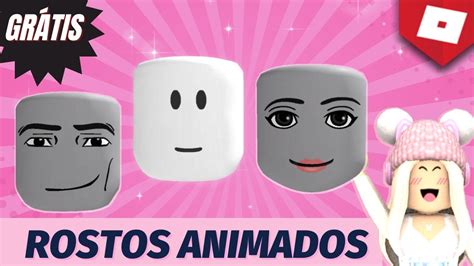 Novidades No Roblox Como Ganhar Rostinhos Animados Youtube