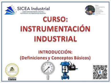 Curso Instrumentaci N Industrial Definiciones Y Conceptos B Sicos