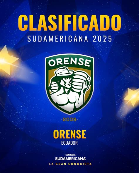 CONMEBOL Sudamericana | 👋🇪🇨 ¡Bienvenido @orense_sc, clasificado a la