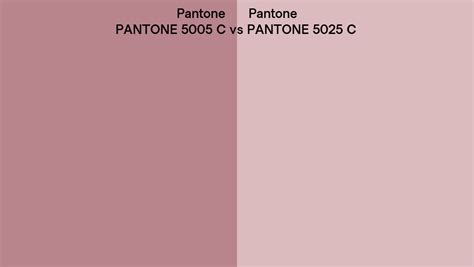 Pantone 5005 C Vs Pantone 5025 C Side By Side Comparison