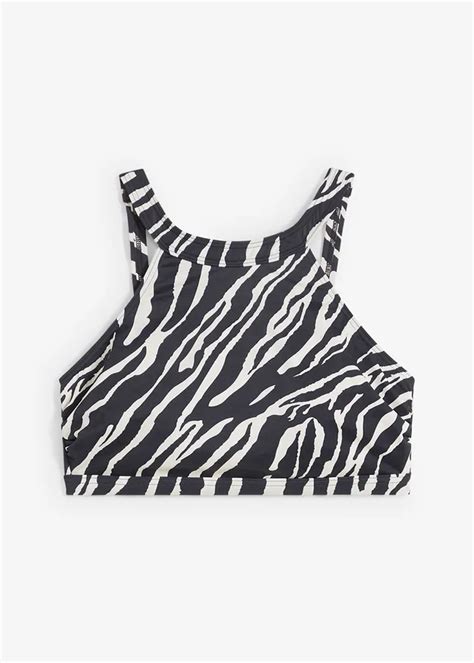 Biustonosz bikini bustier z poliamidu z recyklingu cena 27 99 zł sklep bonprix