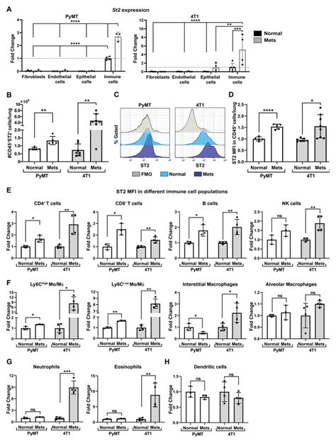 St2 The Il 33 Receptor Is Highly Upregulated In Immune Cells At The