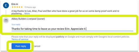 how do i reply to a google review