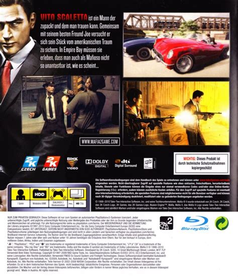 Mafia Ii 2010 Box Cover Art Mobygames