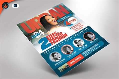 Urban Fashion Conference Flyer Template Graphic By Seraphimchris · Creative Fabrica