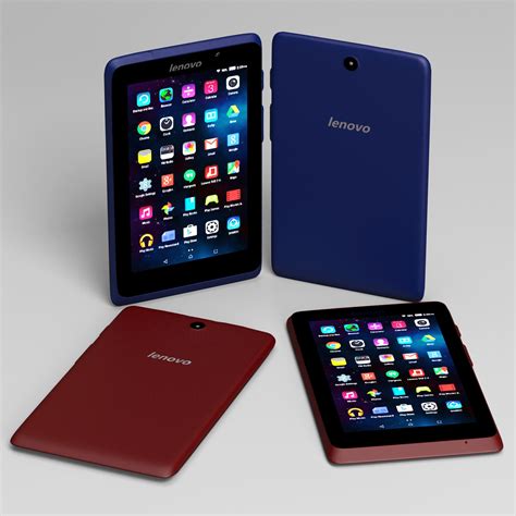 Lenovo Tablet and 4 Lenovo Tablets by PiotcoTeam | 3DOcean