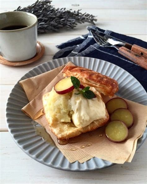 休日の思い出。さつまいもクリームandチーズクリームで朝ごはん。クリスケット つきの家族食堂 〜ごはんとおやつと〜