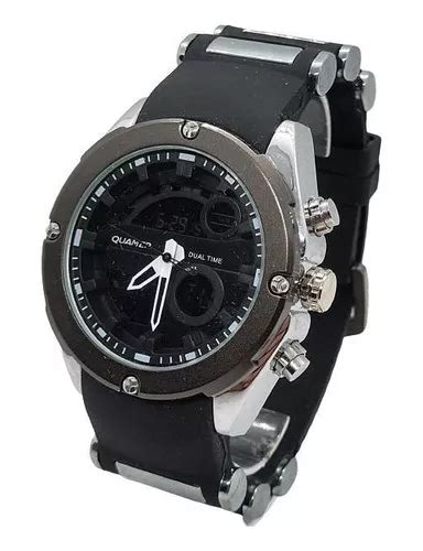 Reloj Pulsera Intimes Anal Gico De Cuerpo Color Negro Para Hombre