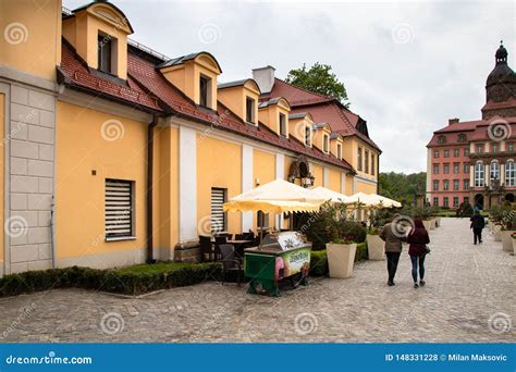 Baroque Castle Ksiaz Castle in Walbrzych Editorial Stock Photo - Image ...