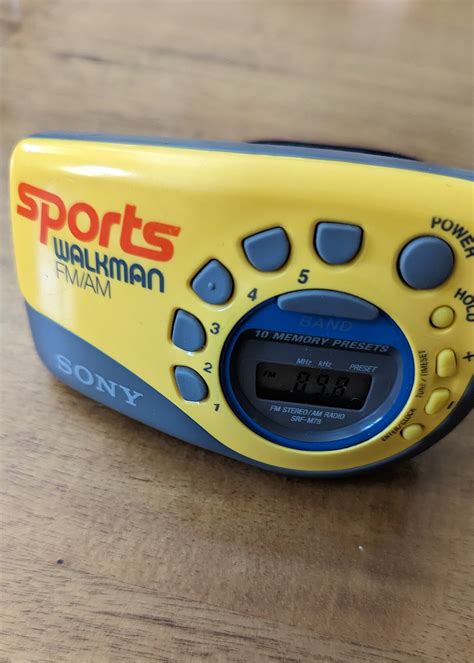 Sony Srf M Sports Walkman Fm Am Stereo Radio Etsy