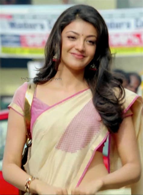 Kajal Aggarwal Maattraan Tamil Suriya Hot Saree Hd Stills Indiancelebblog