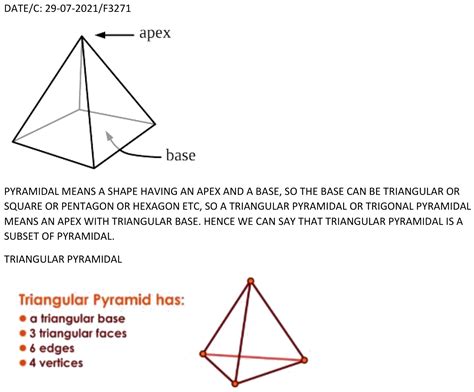 Is there a difference between trigonal pyramidral shape and pyramidal shape?