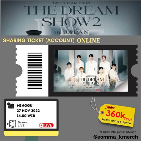 Jual SHARING DEVICE NCT DREAM TOUR THE DREAM SHOW 2 TDS 2 JAPAN