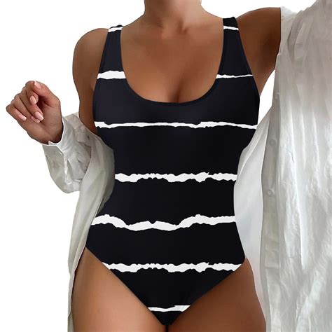 Yajing One Piece Swimsuit Women Women S Spring Summer Floral Print Cut Waist Bikini Set With