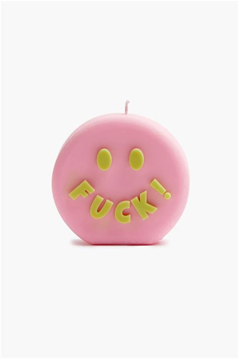 Wavey Casa Fuck Face Candle Pink Green GRADUATE STORE FR