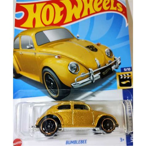 Hot Wheels TRANSFORMERS BUMBLEBEE Dourado HW SCREEN TIME 9 10 Lote Q De 2024 Mattel 1