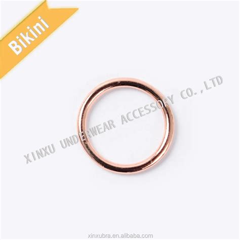 Alloy Lingerie Metal Bra Ring And Slider Swimwear Underwear Bra Accessories Swimwear Accessories