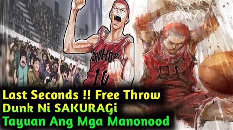 Sannoh Vs Shohoku Ep Last Seconds Free Throw Dunk Ni Sakuragi