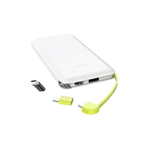 Power Bank Carregador Port Til Kaidi Mah Slim Kd Cat Logo