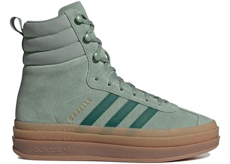 adidas Gazelle High Silver Green (Women's) - ID6982 - GB