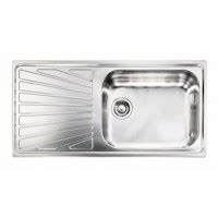 CM 011446 DCSSP LAVELLO INOX SATINATO COMETA 100 X 50 CM 1 VASCA CON