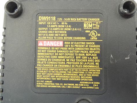 DeWalt DW9118 Charger – GPM Surplus